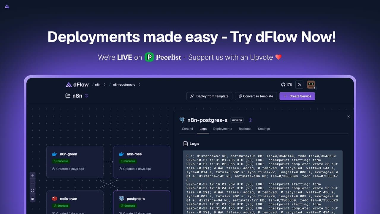 Modern Open Source PaaS – Alternative to Vercel, Railway & Heroku